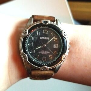 Benrus wrist watch model bnw 707 wristwatch quartz